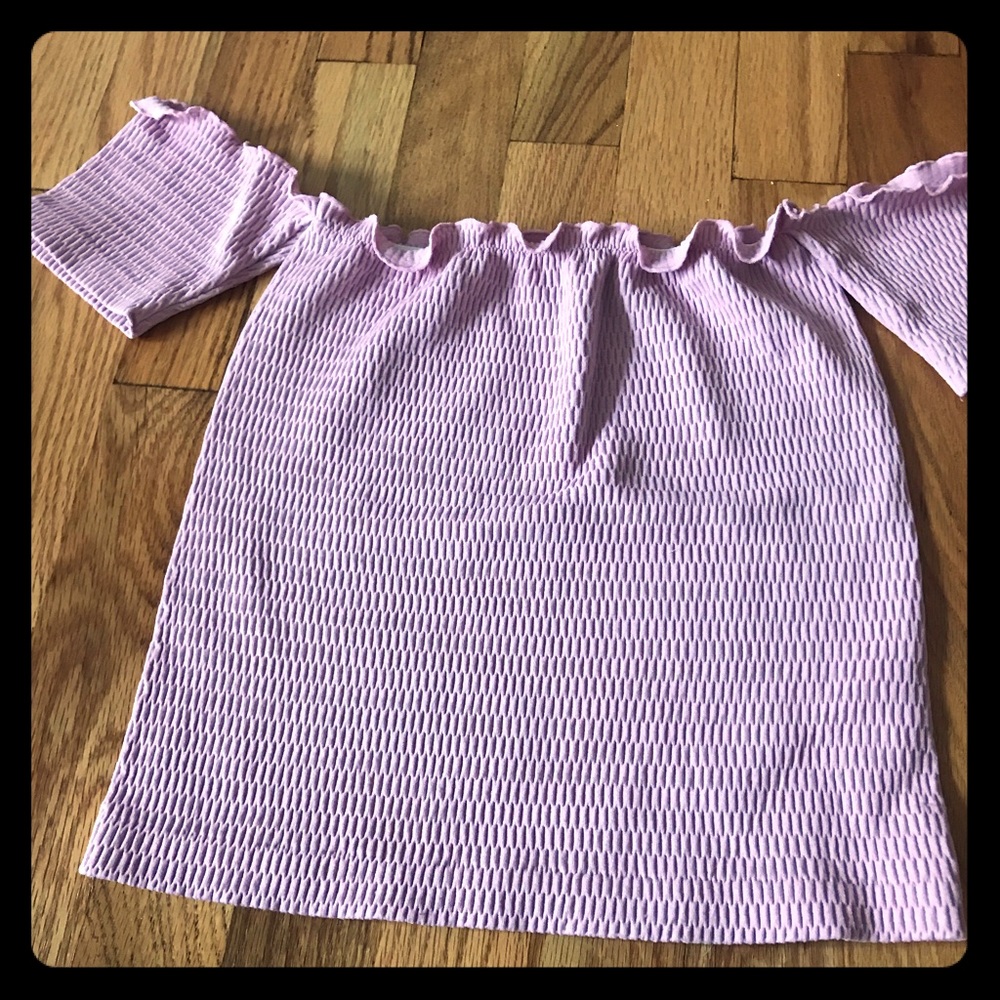 Boscovs pink off the shoulder top !!